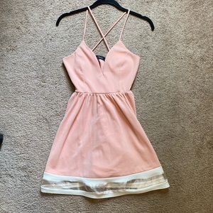 Pink cocktail dress